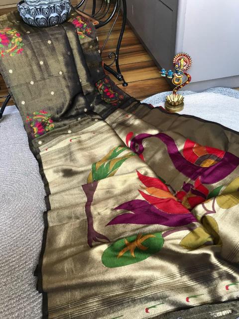 Akshara silk paithani saree manufacturer surat